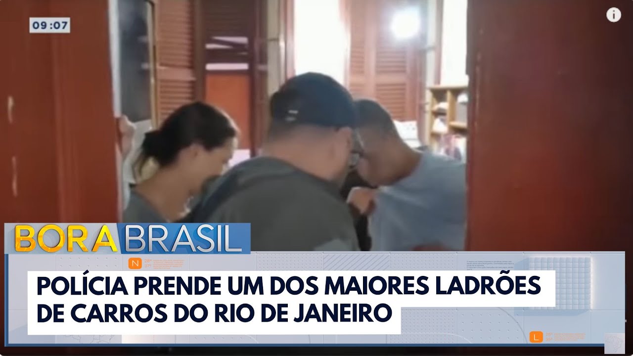 Polícia prende um dos maiores ladrões de carros do Rio