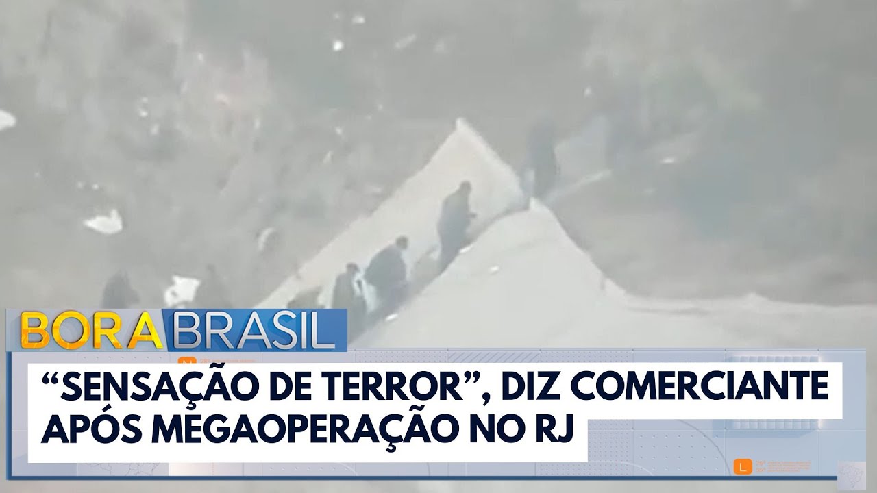 Sensação de terror diz comerciante após megaoperação no rj