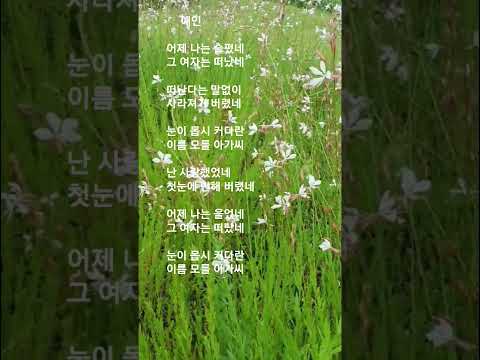 #애인    #송창식  #어제 나는 슬펐네 그 여자는 떠났네.....    #쏟아지는 빗속에 사라져가 버렸네