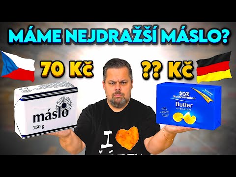 MÁME OPRAVDU NEJDRAŽŠÍ MÁSLO? KOLIK STOJÍ V NĚMECKU?