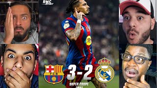 🚨😱LE BARÇA ÉCRASE LE RÉAL MADRID 3:2 ET GAGNE LA SUPER COUPE D’ESPAGNE 😳😱🤯