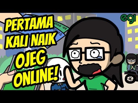 Pertama Kali Naik Ojek Online