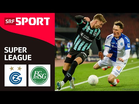 Grasshopper Club Zürich - FC St.Gallen | Highlights - Super League 2024/25 - Runde 14 | SRF Sport