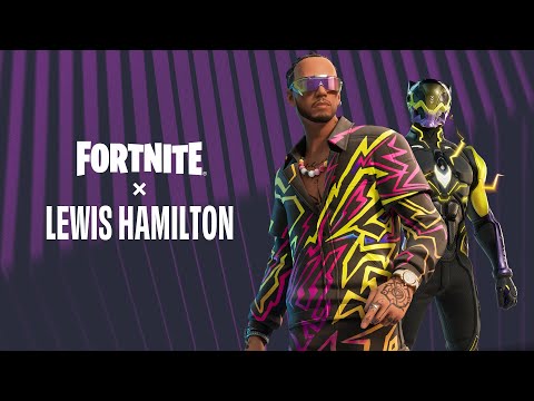The heroic Lewis Hamilton is joining the Fortnite Icon Series.