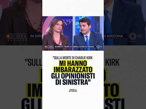 Su omicidio di Kirk sinistra ha dato il peggio di sé. La loro ipocrisia e odio: deriva inaccettabile