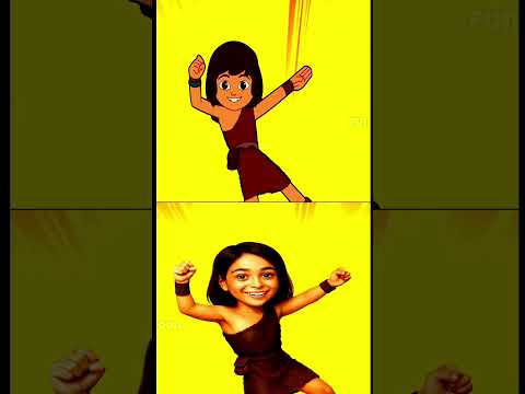 Little Singham Cartoon Characters In Real Life 🧬 #cartoon #trending #viralshorts