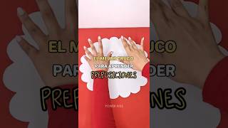 El mejor truco para aprender las preposiciones en inglés👌 #actividadesparaniños  #aprenderjugando