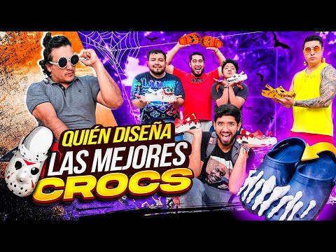 QUIEN DISEÑA LAS MEJORES  CROCS DEL TERROR  CON EL CREW 🩴