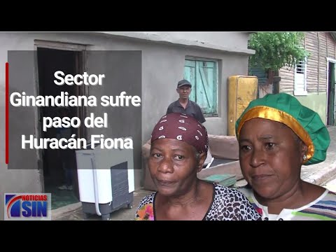 Sector La Gina Indiana en El Seibo sufre paso del Huracán Fiona