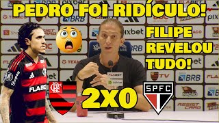 FILIPE LUÍS DETONOU PEDRO NA COLETIVA! ATITUDE DE PEDRO FOI LAMENTÁVEL - FLAMENGO 2x0 SÃO PAULO.