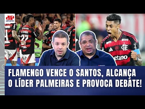"POUCAS PESSOAS ESTÃO PERCEBENDO, mas o FLAMENGO pela 1ª VEZ está..." VITÓRIA sobre Santos DEBATIDA!