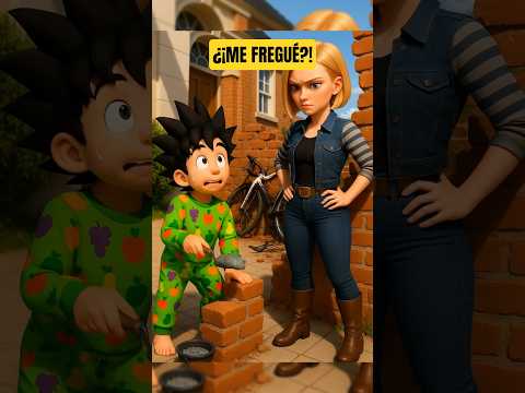Goku atropelló el muro... ¡Pero el que se fregó fue Vegeta! 🤣