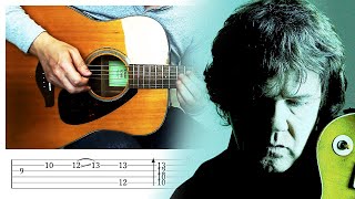 Gary Moore - One Day [Guitar Tutorial | Acoustic Guitar] TAB