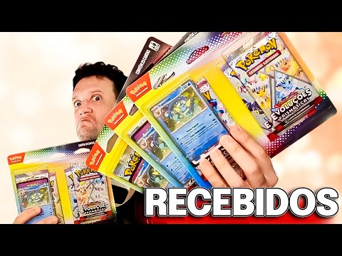 GANHEI CARTAS RARAS DOS INSCRITOS! FALSA e ABRI 48 BOOSTERS! RECEBIDOS | CAPITÃO HUNTER POKEMON TCG