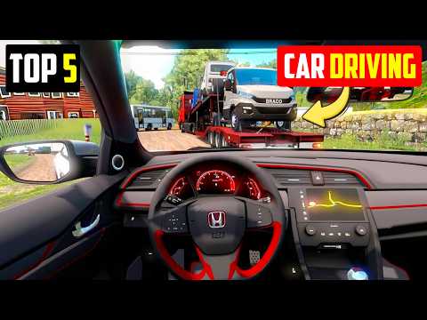 Top 5 Car Driving Games For Android & iOS 2025 l Car Driving Games For Android