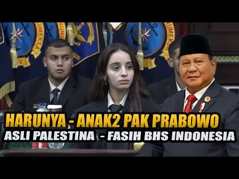 HARUNYA, 22 ANAK PRESIDEN PRABOWO ASLI PALESTINA LANCAR BAHASA INDONESIA