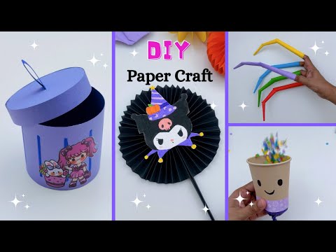 20 Easy Paper craft/ Easy craft ideas / miniature craft / how to make / DIY / school project #craft