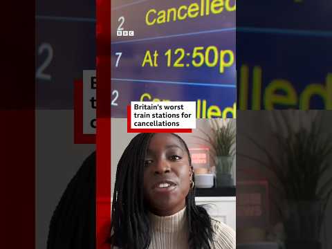 Britain's worst train stations for cancellations revealed. #Travel #BBCNews