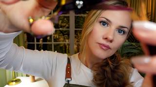 ✂️ Sleep-Inducing Haircut & Close-Up Brushing 💇 ASMR Soft Spoken into Whisper