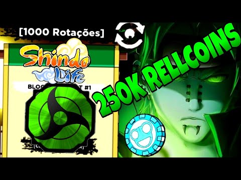 NOVOS CÓDIGOS 1000 SPINS e 250K RELL COINS!! UPDATE 240 no SHINDO LIFE ( FREE GAMEPASS ) Bronzer_BR