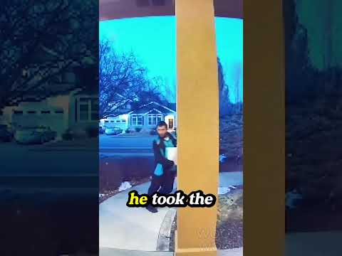 This delivery guy is funny