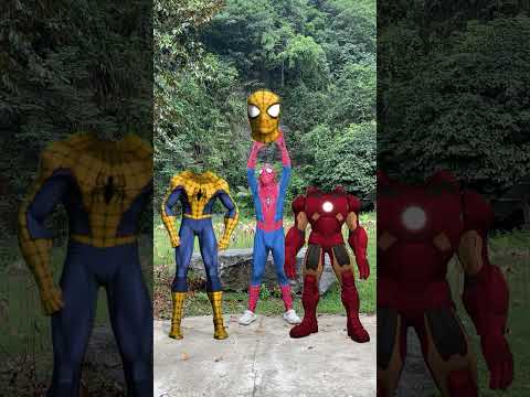 Rescue Spider Man and Iron Man with the Wrong Body Parts