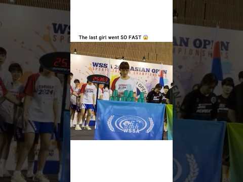 Taiwan’s cup stacking is CRAZY 💨 #sportstacking #speedstacking #cupstacking #speedstacks #fast