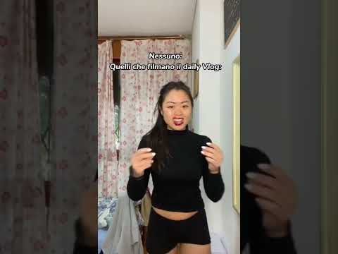 Quando una influencer e filma il daily Vlog: #shorts #comico