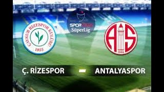 ÇAYKUR RİZESPOR U19 1-1 ANTALYASPOR U19