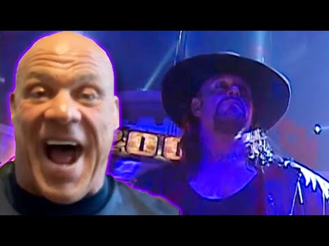 KURT ANGLE ON THE UNDERTAKER: "I HAD CHILLS GOING UP AND DOWN MY SPINE!" - #Shorts