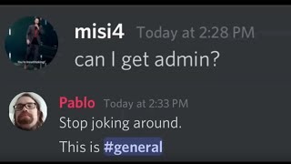 When people asks Pablo for mod…