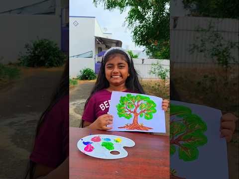 BLUE + YELLOW = GREEN 💚 Tom&Jerry 😱Diyaishwarya #shorts #viralvideo