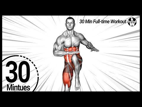 30-Min Standing Cardio Exercise! More effective than a 3-hour run