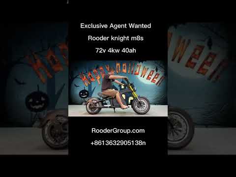 Rooder Knight m8s ElektroRoller citycoco chopper scooter 72v 4000w #halloween