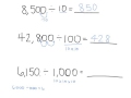 Dividing Whole Numbers with Powers of Ten