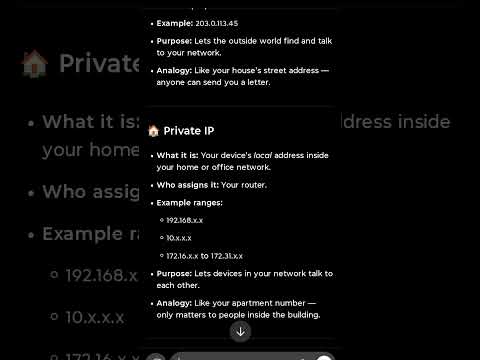 "Public vs. Private IP: What They Mean and Why They Matter" #ipaddressing #computernetworking