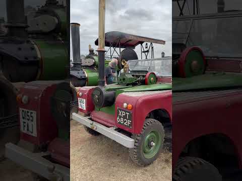 A coal fired, steam powered land rover! #steam #engineering #landrover #welland