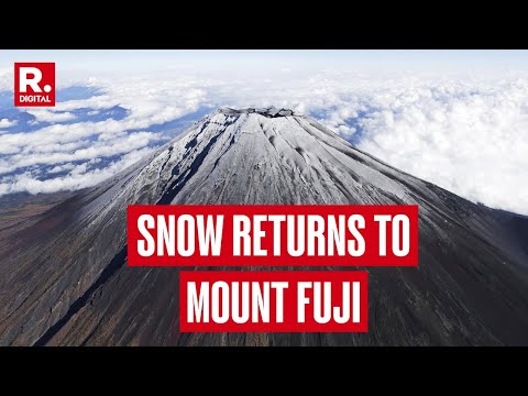 Mount Fuji Gets Its Trademark Snowcap After The Longest Delay In 130 Years, Still Not Official