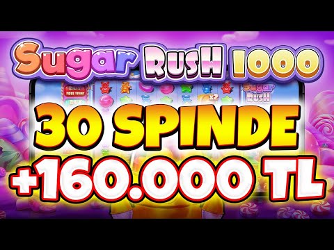 Sugar Rush 1000 Küçük Kasa | 30 Spinde +160.000 TL | Slot Oyunları Büyük Kazançlar