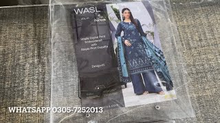 Original Fantaq Staple Linen Embroidery 3pc Latest Vol 