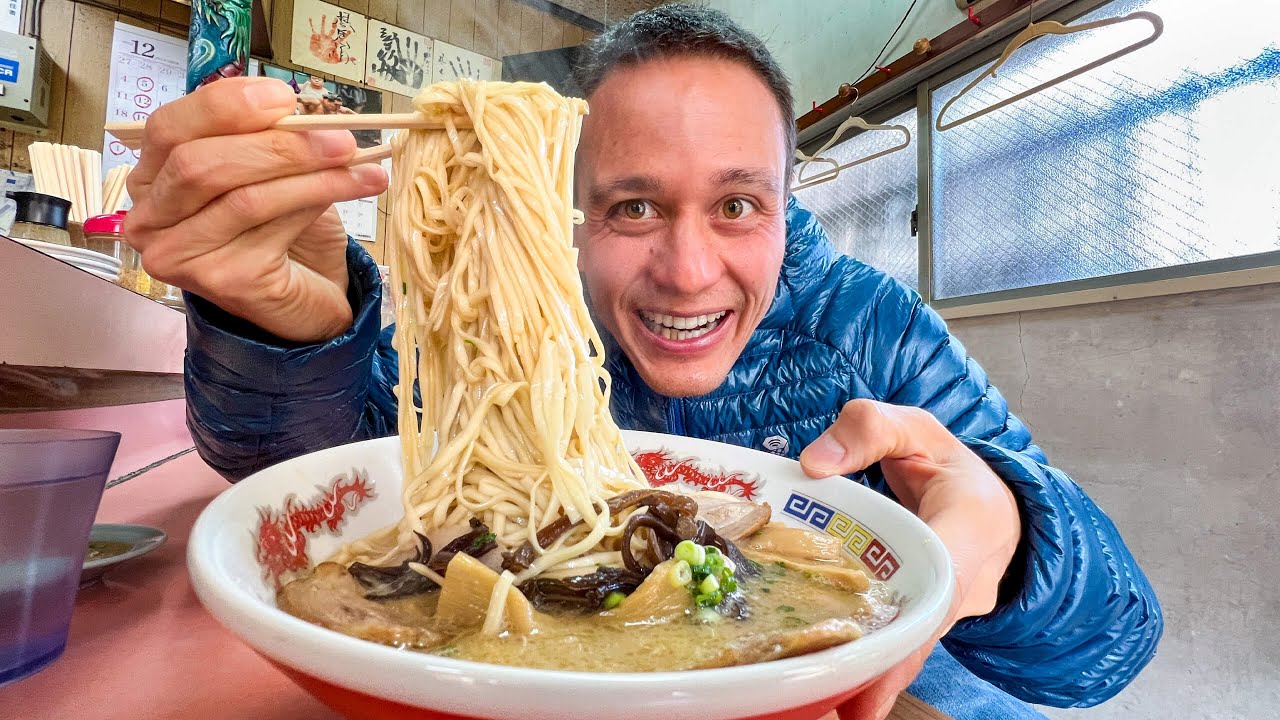 6 ALL YOU CAN EAT Noodles! Japanese Food - Udon and Ramen in Fukuoka!