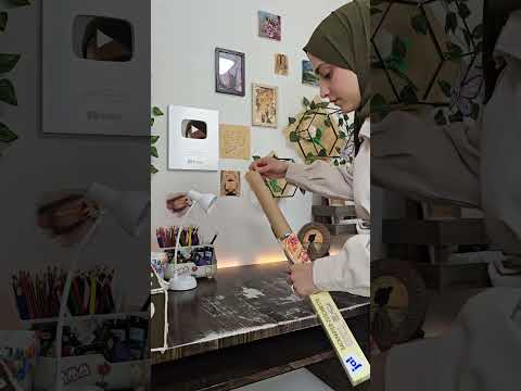 صنع الستيكرات في المنزل 🥹                   #art d#diy #artandcraft #افكار #ستيكر #shorts #ayo_arti