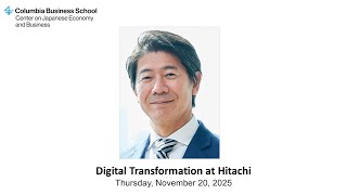 Digital Transformation at Hitachi  竹内康浩 (日立)