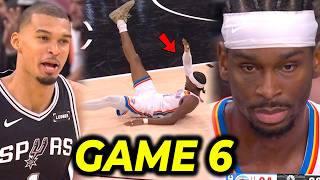Lungkot ni SGA walang foul sa Flops sa Game 6, niyabangan ang OKC! Takeover si Wemby!