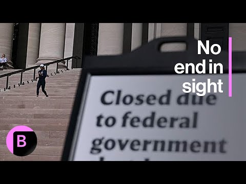 YouTube video thumbnail: Government Shutdown Enters Week 3 With No End in Sight