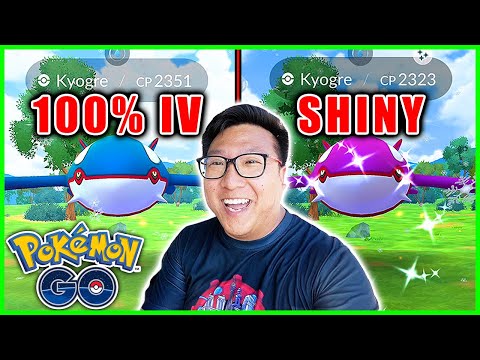 I Caught a Hundo And Shiny Kyogre for Raid Hour in Luxembourg - Pokemon GO
