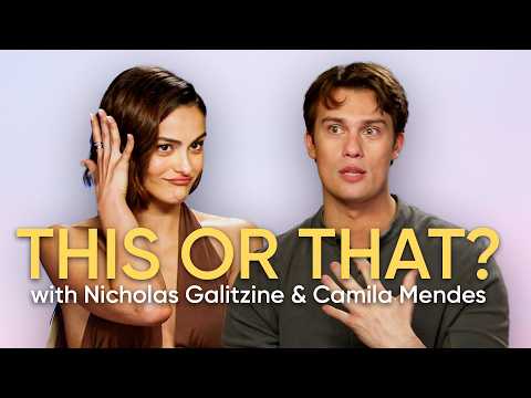 Camila Mendes and Nicholas Galitzine play This Or That with Cosmopolitan UK