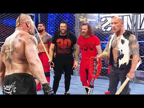 WWE 10 February 2025 Roman Reigns VS. Brock Lesnar VS. The Rock VS. SethRollins VS All Raw SmackDown