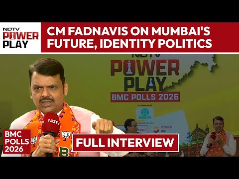 CM Fadnavis Exclusive On NDTV LIVE: Mumbai's Future, Identity Politics And the BMC Battle