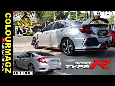 CONVERT FACE CIVIC TURBO SEDAN TO TYPE R - MANTAP JIWA 💯